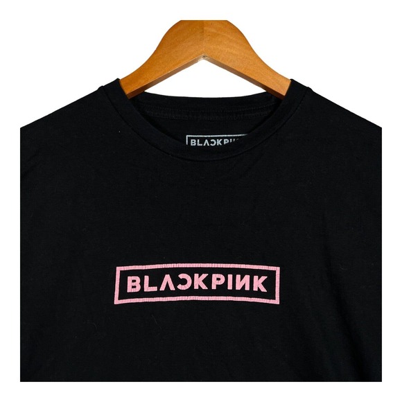 BLACKPINK K Pop Black Korean T Shirt How You Like That Officially Licensed sz M - Picture 3 of 5